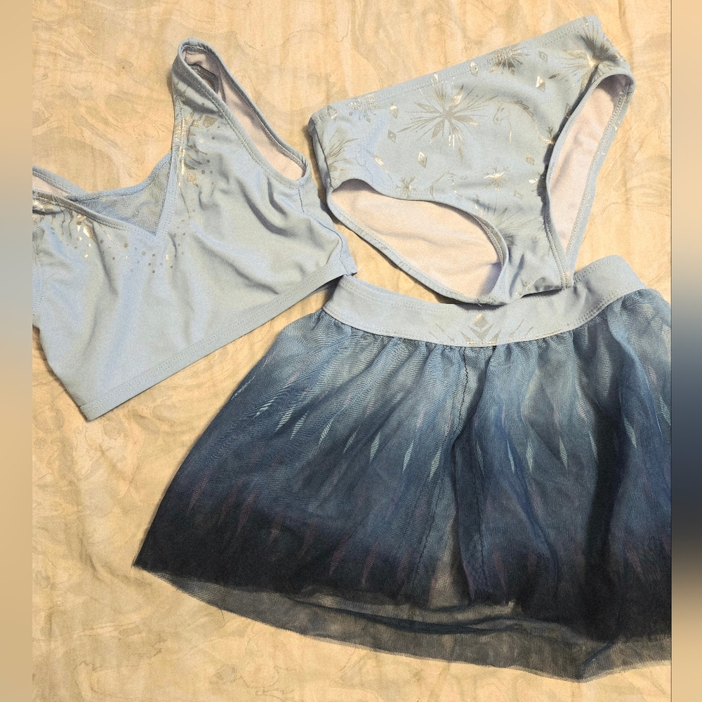 DISNEY'S FROZEN ELSA INSPIRED 3 PIECE BIKINI